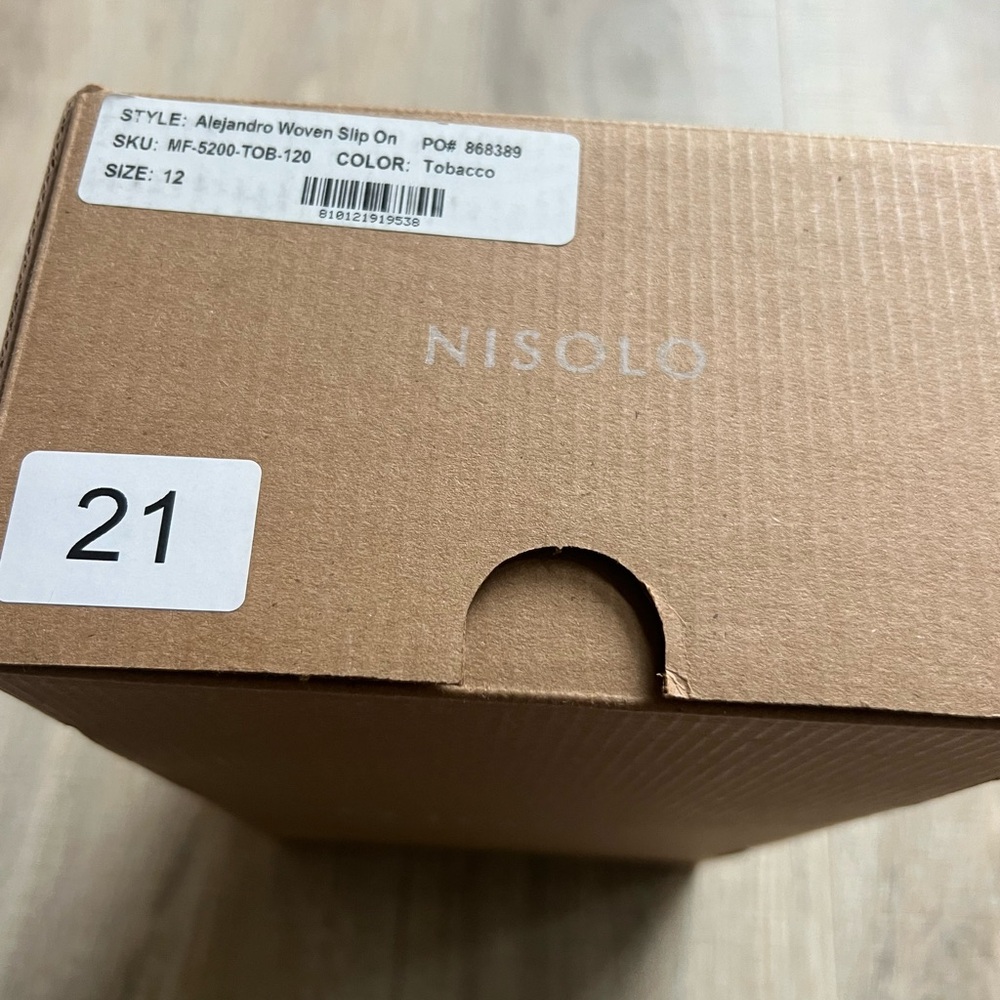 New Nisolo Alejandro woven Slip On tobacco brown - Picture 4 of 11